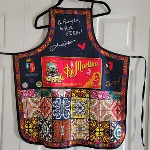 Dolce and Gabbana Apron, one size, navy and reds, very colorful